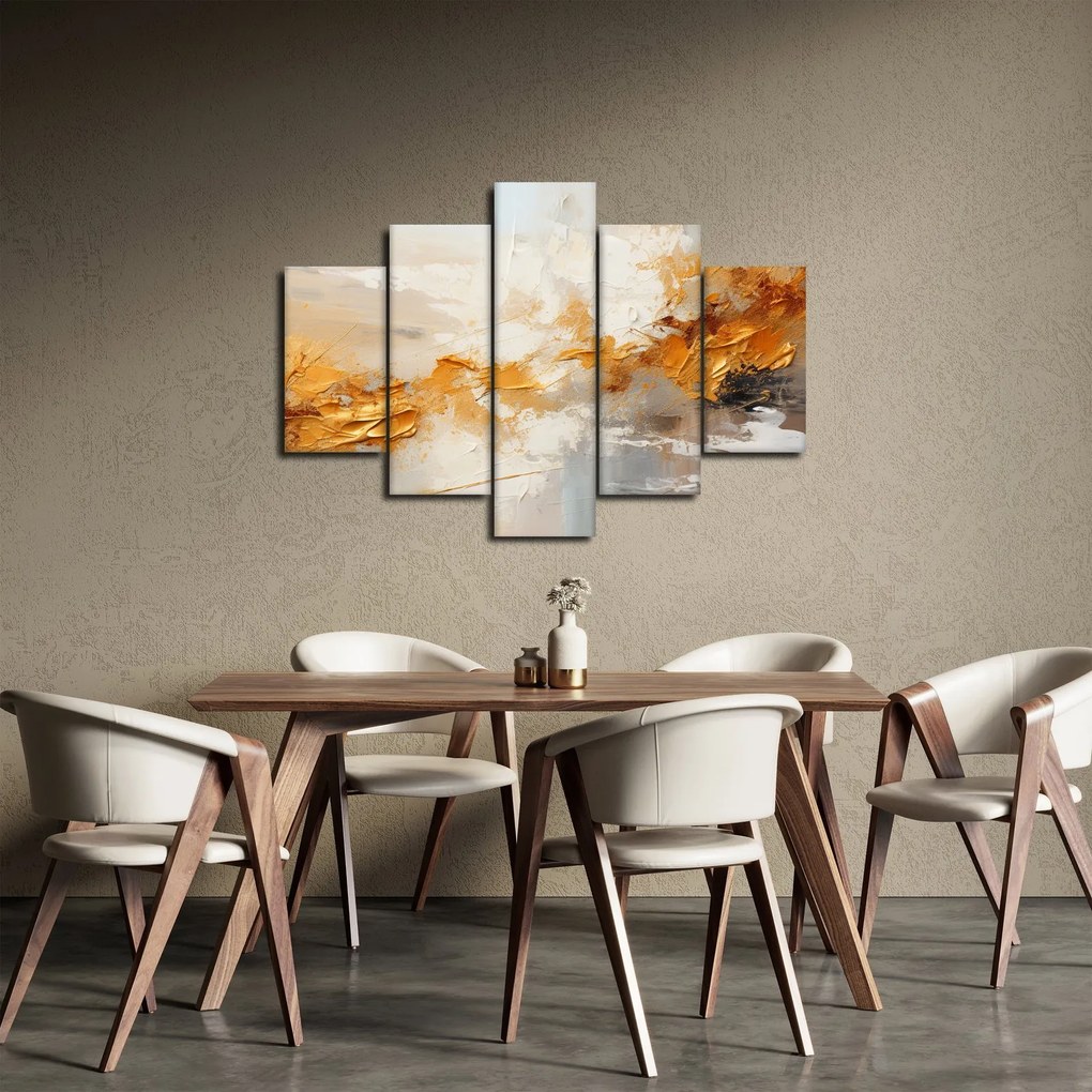 Obraz - Zlatá textúra (150x105 cm)