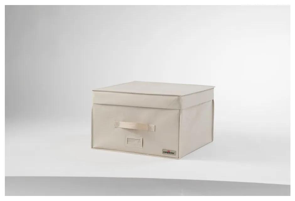 Svetlobéžový vákuový box Compactor, šírka 42 cm