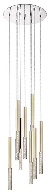 Moderný luster One 9 biele