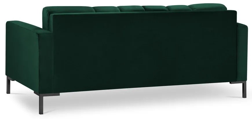 Tmavozelená zamatová pohovka Cosmopolitan Design Bali