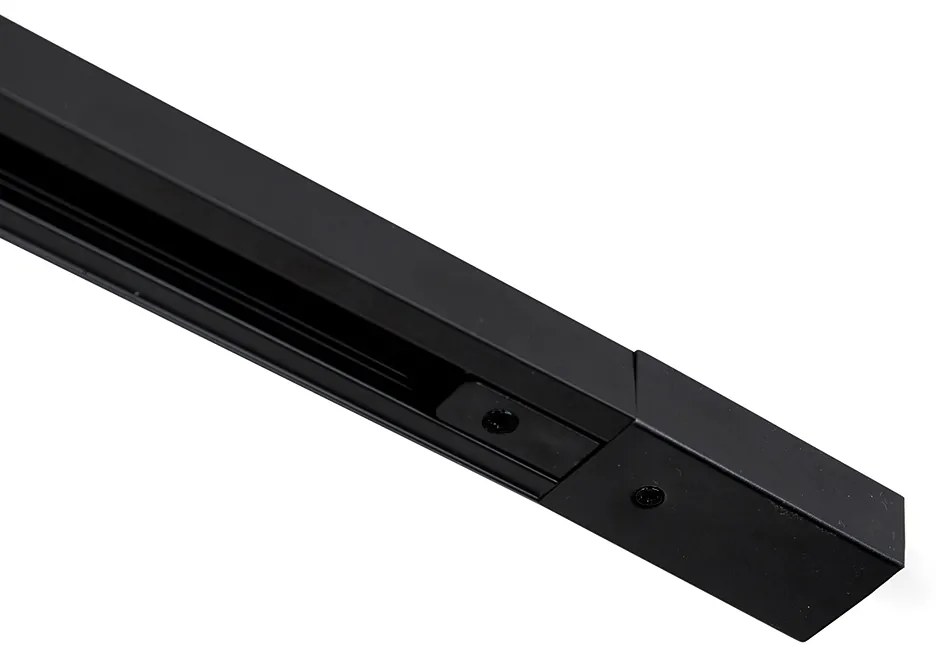 Moderný koľajnicový systém čierny 4-svetlo 1-fázový - Yade