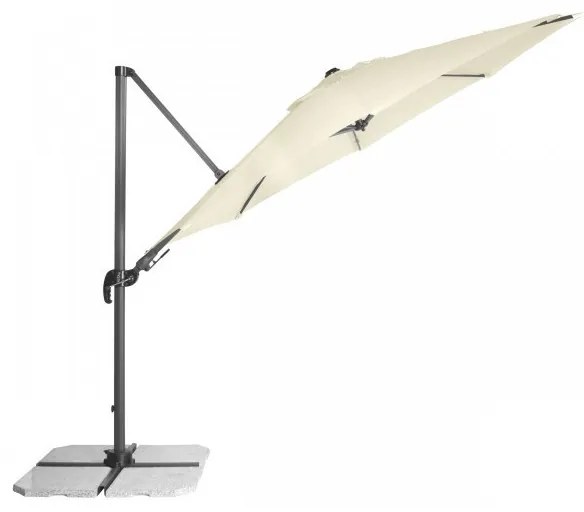 Derby RAVENNA 330 cm - veľký záhradný výkyvný slnečník s bočnou tyčou : Barvy slunečníků - 820