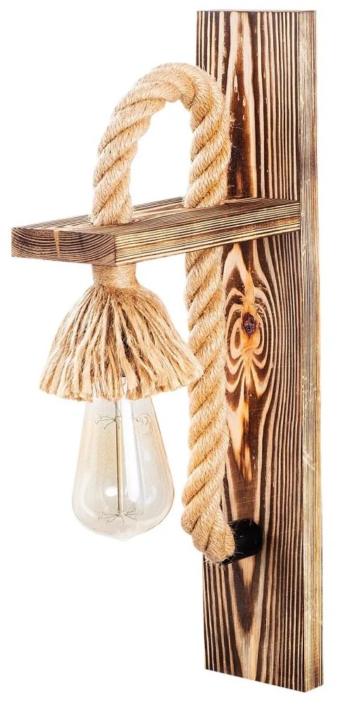 Nástenná lampa Erebos III prírodná