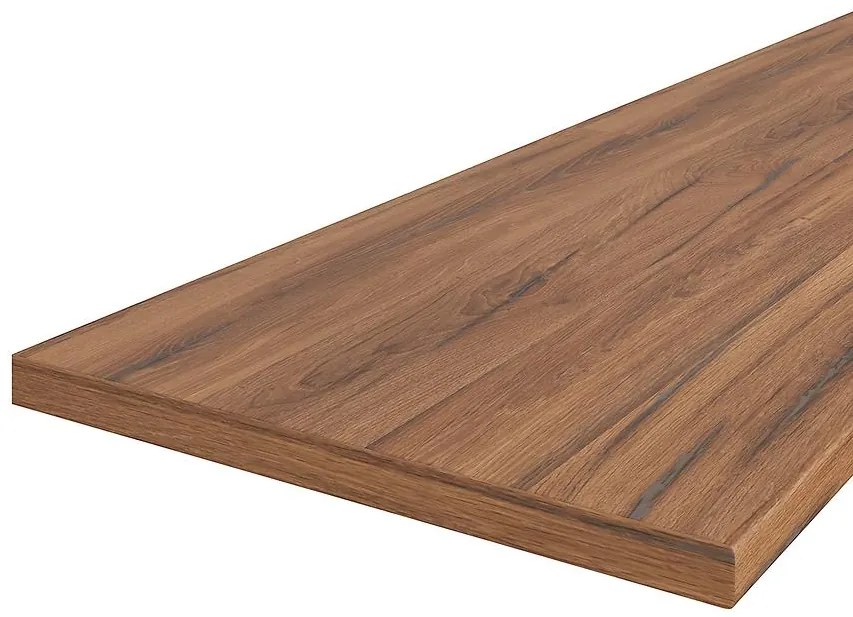 Kuchynská doska 80 cm/38 mm dub estana tmavý / R20366