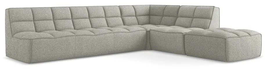 Svetlosivá modulárna rohová pohovka (variabilná) Kalai – Makamii