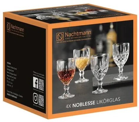 Nachtmann Pohár na likér Noblesse 57 ml, 4 ks
