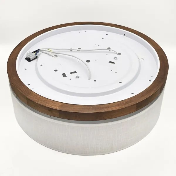 Brilagi - LED Stropné svietidlo BELLADONNA 3xE27/15W/230V pr. 50 cm biela/dub čerešňa