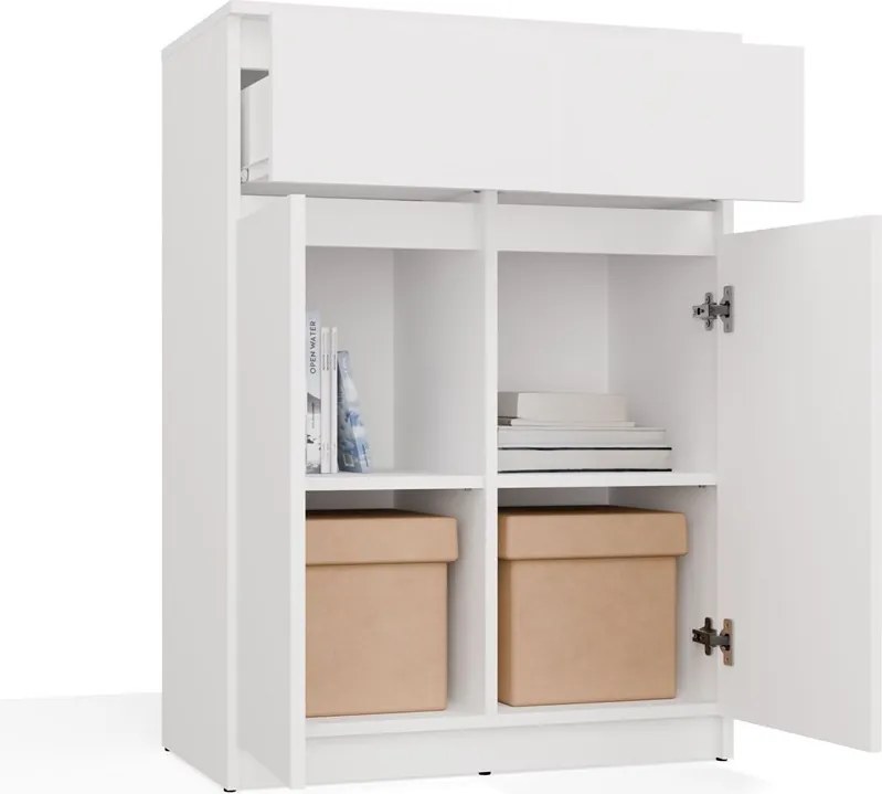 Komoda Malwa 2DD2S 70 cm biela
