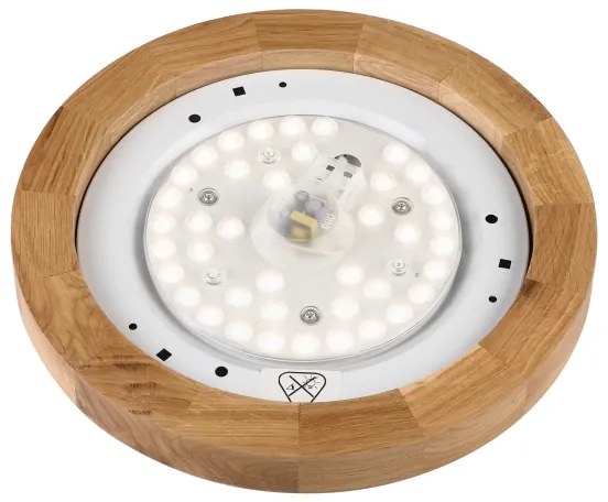 Brilagi - LED Stropné svietidlo BELLADONNA LED/20W/230V pr. 30 cm biela/dub