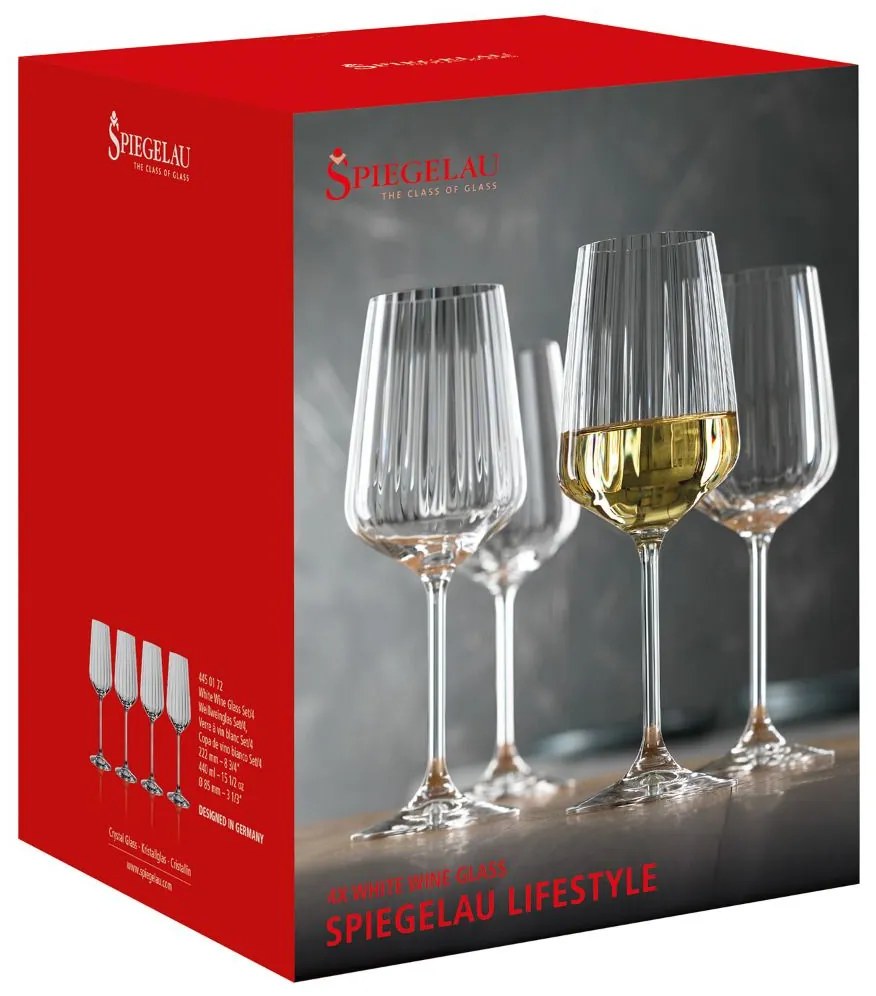 Spiegelau poháre na biele víno LifeStyle 440 ml 4KS