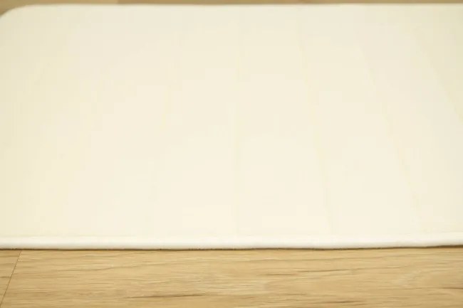 Kúpeľňový koberček Coral Velvet krémový