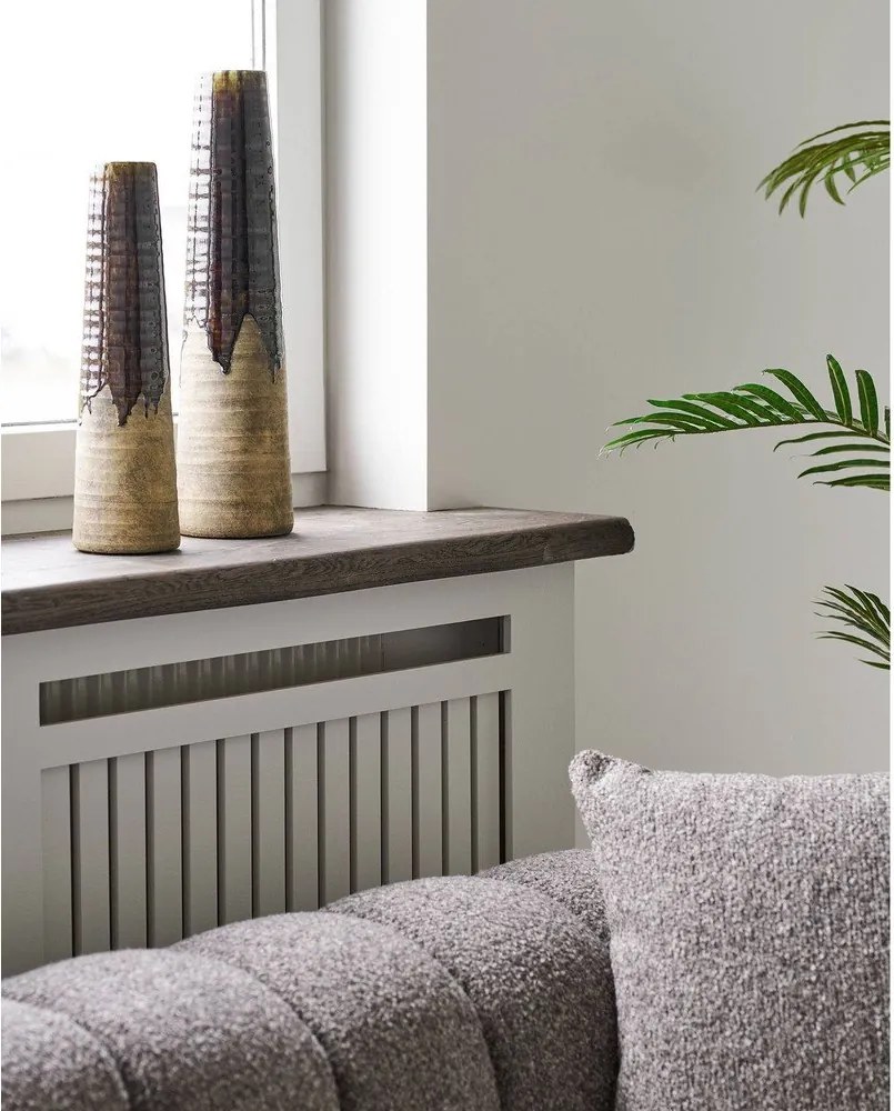 Hnedá keramická vysoká váza (výška 39 cm) – House Nordic