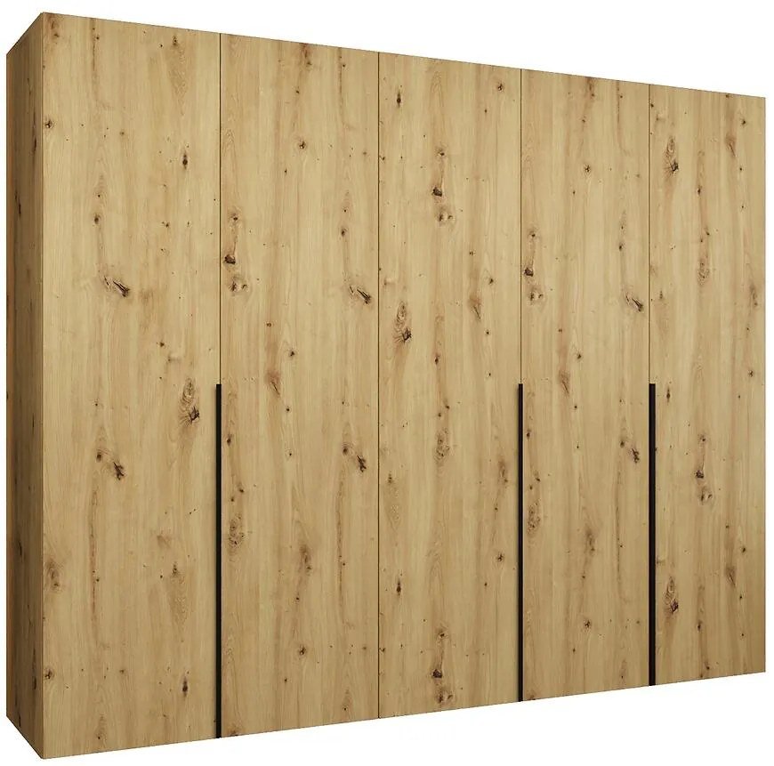 Skriňa Alicante I 250 artisan čierna