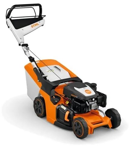 STIHL RM 443.3 T – benzínová kosačka s pojazdom 2,1 kW, 139 cm3, záber 41 cm, kôš 52 l