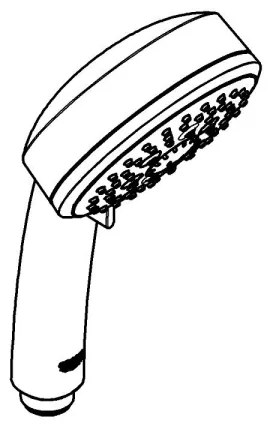 GROHE 27575002 - Ručná sprcha TEMPESTA COSMOPOLITAN 100 4” lesklý chróm