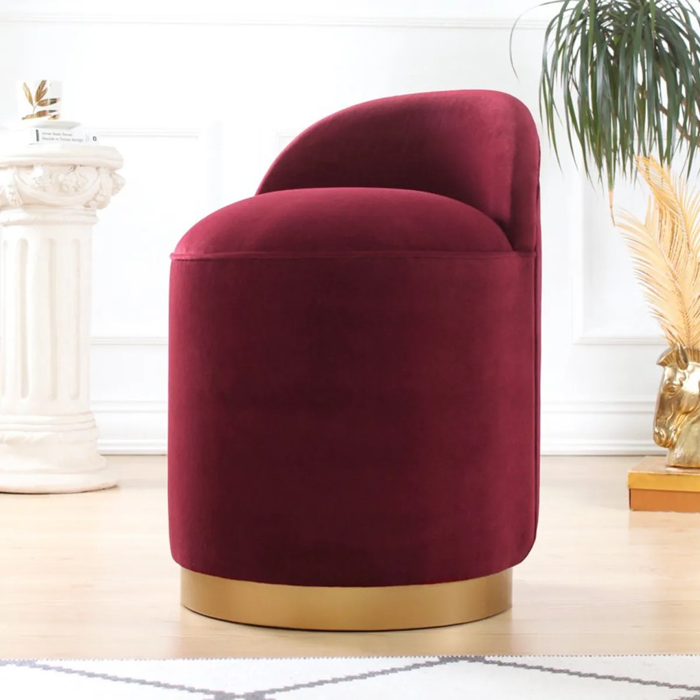 Taburetka Dover Claret Red