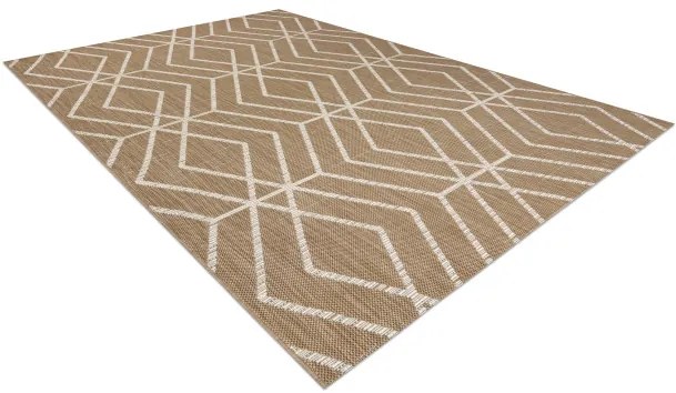 Koberec SIZAL FLAT 48956265 geometrický, béžový / naturálny
