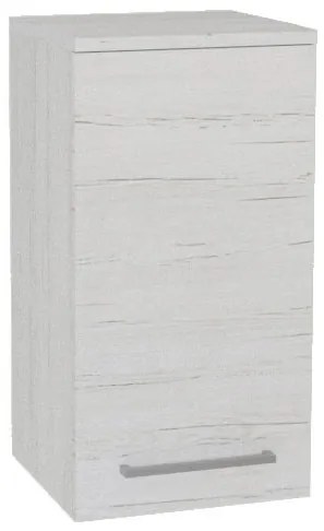 Mereo Bino kúpeľňová skrinka horná 63 cm, ľavá, Multidecor, Pino Aurélio, MER-CN695PINO