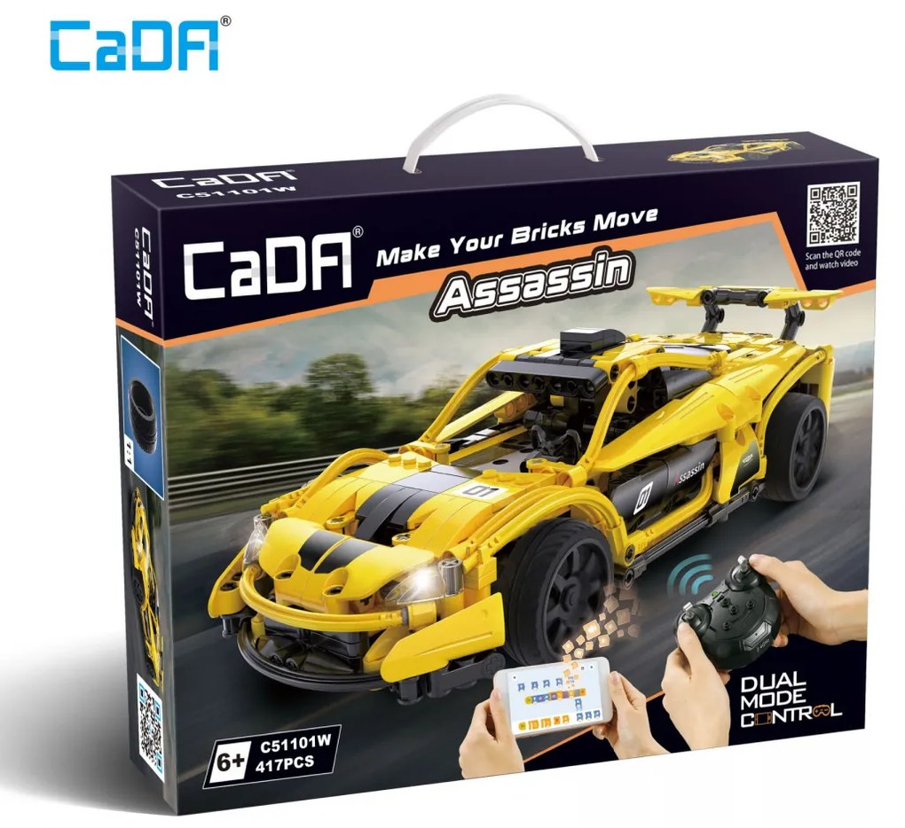 RAMIZ Stavebnica Cada R/C – auto Assassin Race 417 dielov