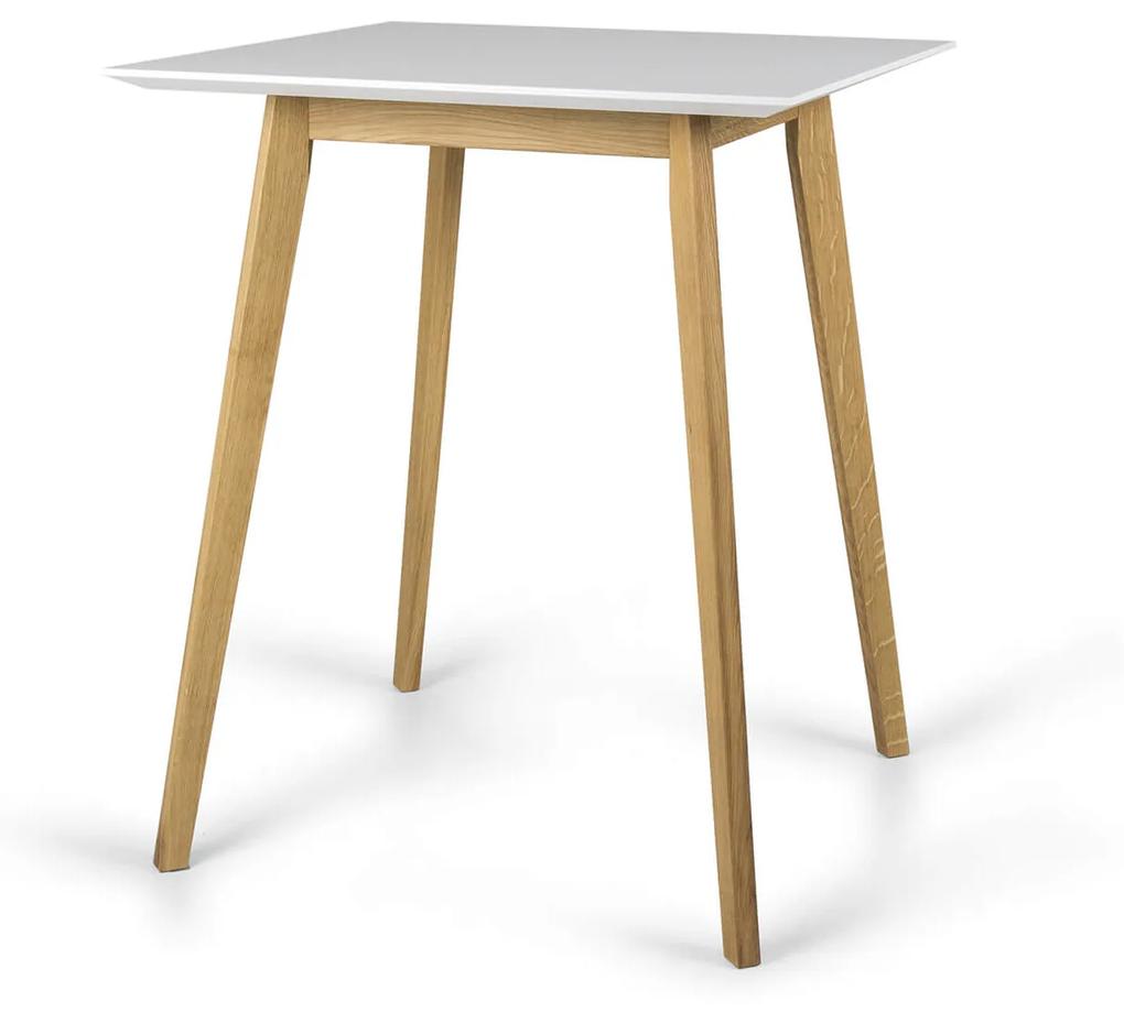 Barový stôl base 80 x 80 cm biely MUZZA