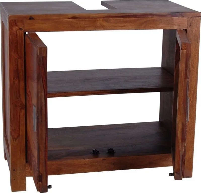 furniture-nabytek.cz - Skrinka pod umývadlo masív 65x60x35 z indického masívu palisander