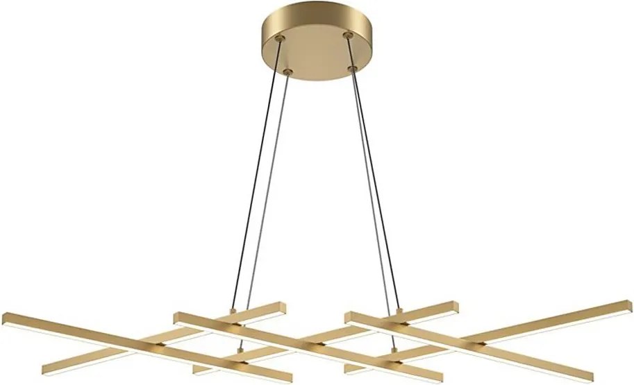 Maytoni MOD244PL-L50BSK - Závesný LED luster HALO LED/40W/230V zlatý