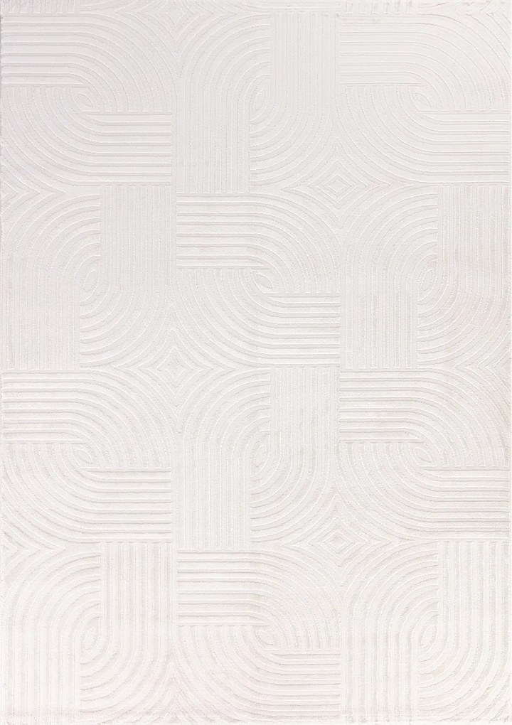 Ayyildiz, Kusový koberec Sahara 1112 Cream, 160x230, biela, obývacia izba