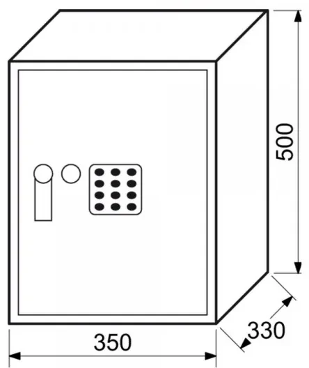 Nábytkový sejf RS 50 II