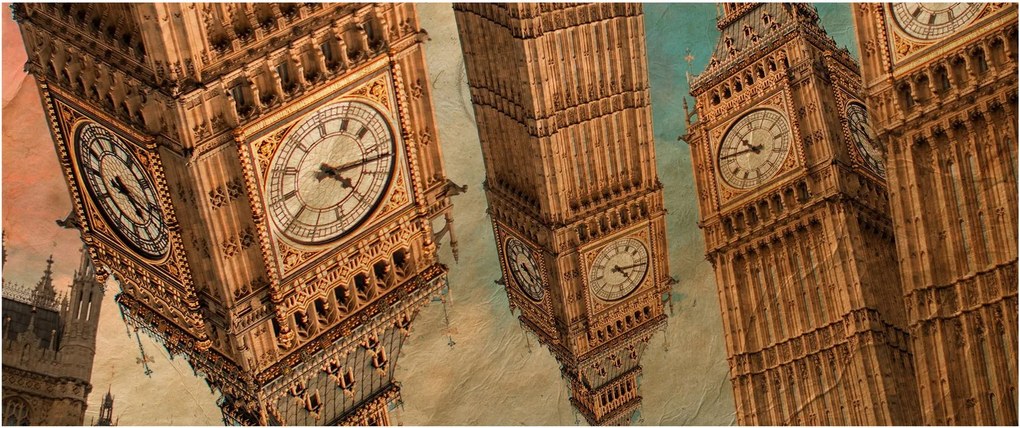 Obraz - Big Ben, Londýn (120x50 cm)