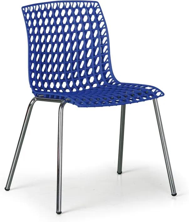 Stolička Perfo, modrá