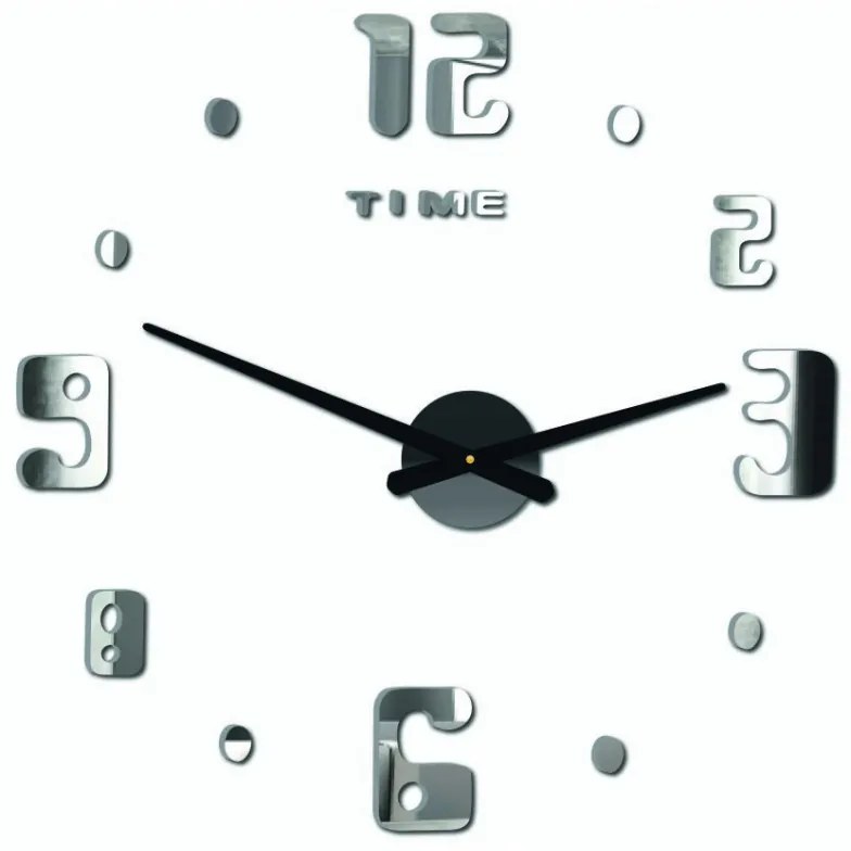 Moderné nalepovacie nástenné hodiny | 3D hodiny 12S009 HEU-