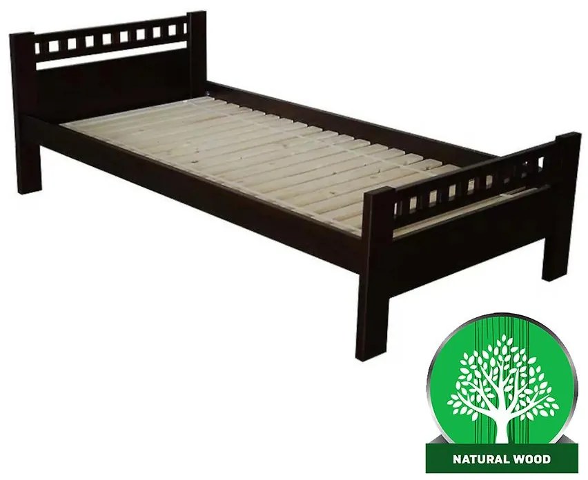 Posteľ Milena 120x200 borovica farbená