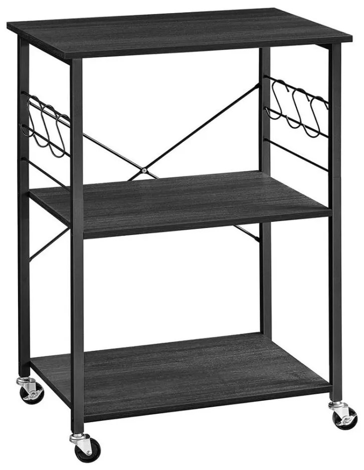 Servírovací stolík MARGE čierna