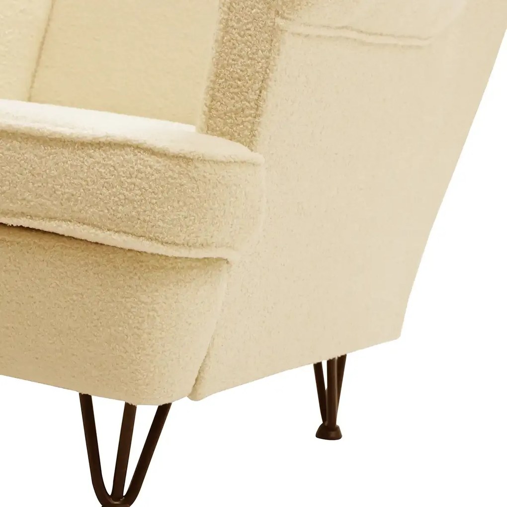 Skandinávske kreslo MARS Světle šedá