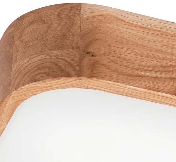 Stropné svietidlo OAK SQUARE 4xE27/15W/230V 45x45 cm dub