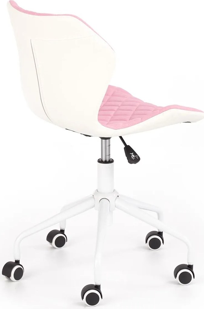 Detská otočná stolička MAGIC svetlo ružová