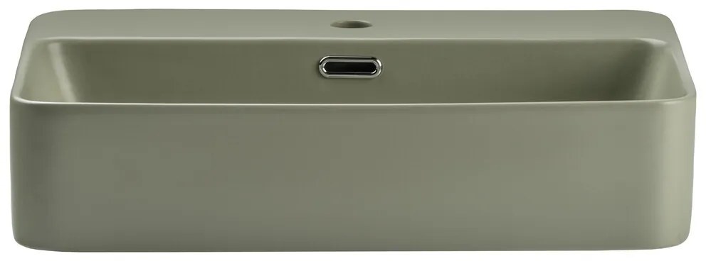 Keramické umývadlo na dosku TRUST 2 olivovozelené