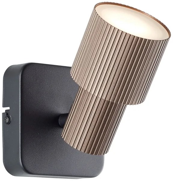 Brilliant - LED Nástenné bodové svietidlo CADIZ 1xGU10/5W/230V bronzová