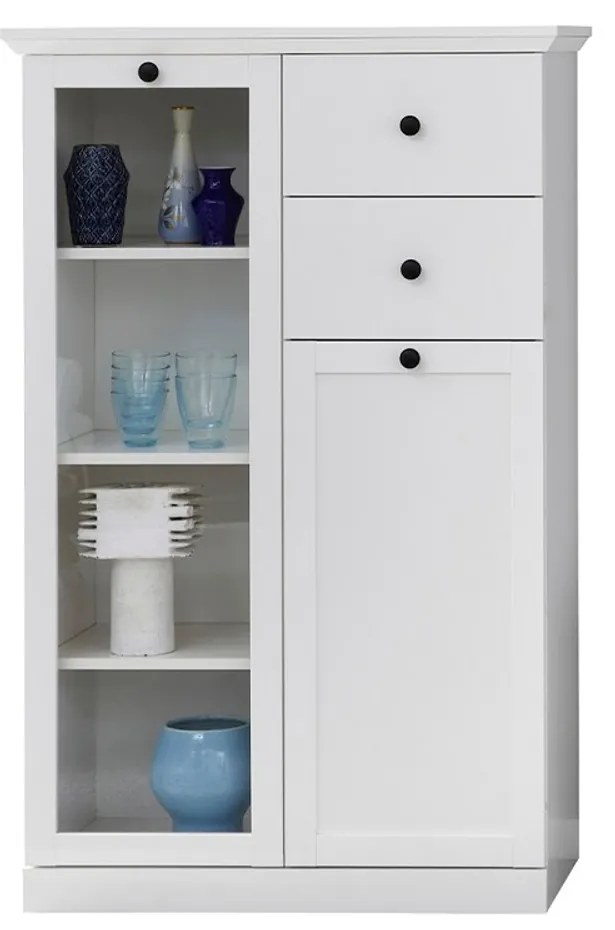 Vitrínka LIANTE 81 cm - biela