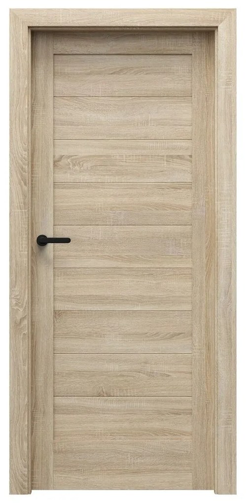 Porta doors Sonoma Interiérové dvere rámové, 60 P, 648 × 1985 mm, fólia, pravé, Sonoma, plné