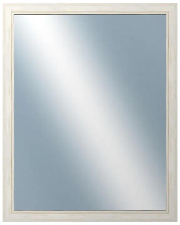 DANTIK - Zrkadlo v rámu, rozmer s rámom 40x50 cm z lišty ANDRE biela (3017)