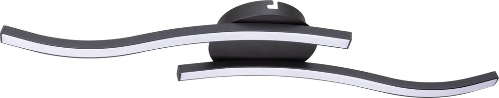 XXXLutz STROPNÉ LED SVIETIDLO, 55,5/12/7 cm Novel - Interiérové svietidlá - 004760002101