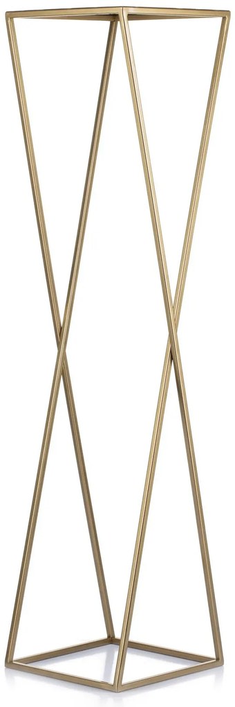 STOJAN NA KVETINÁČ LOFT1 100X24X24 CM ZLATÁ
