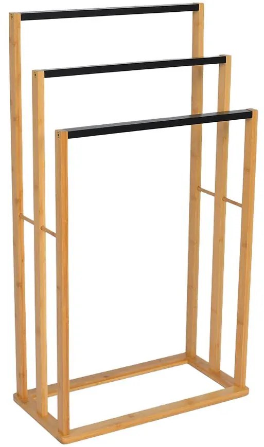 Stojan Na Uteráky 47x24x84cm Čierna/Nat Bth0064aa-A