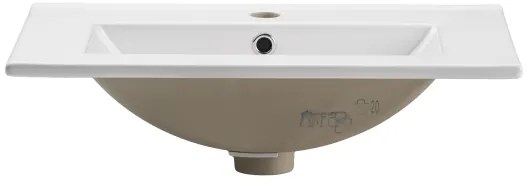 COMAD UM-2060RB DANCE 60-DP - Zapustené umývadlo DANCE 62x40 cm matná biela