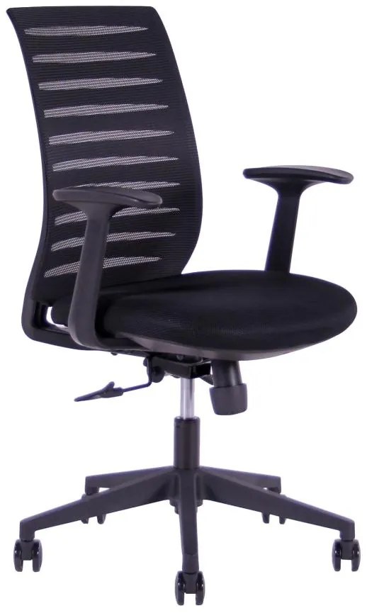 SEGO Kancelárska stolička STRIP čalúnenie BASIC čierna