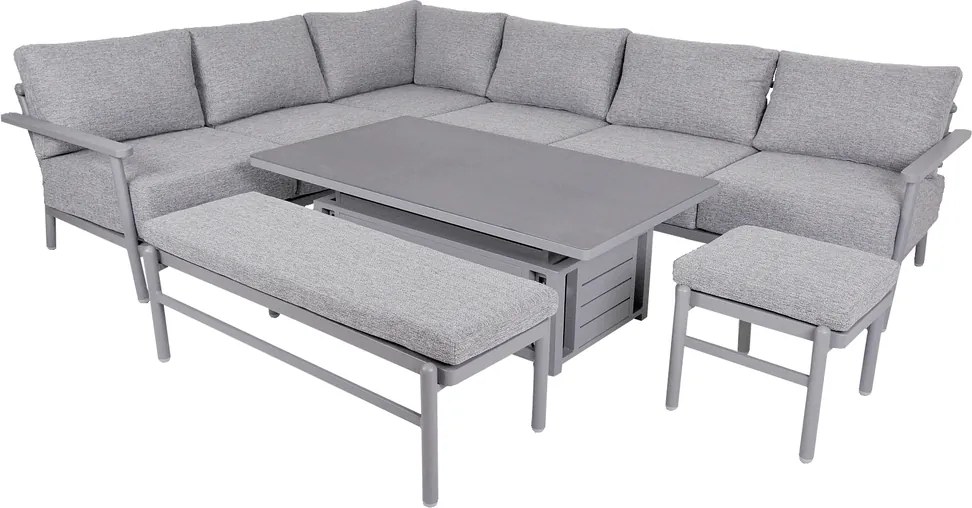 TAMPA hliníková súprava šedá