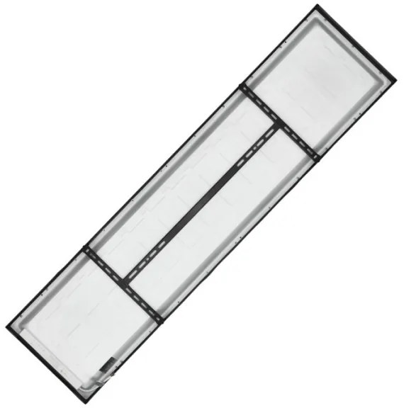 LED Prisadený panel BRISBANE LED/36W/230V 4000K 29,5x119 cm čierna