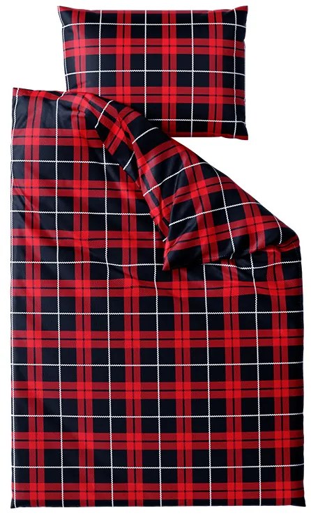 Obliečky mikroplyš ALBURY červené Rozmer obliečky: 70 x 90 cm | 140 x 200 cm