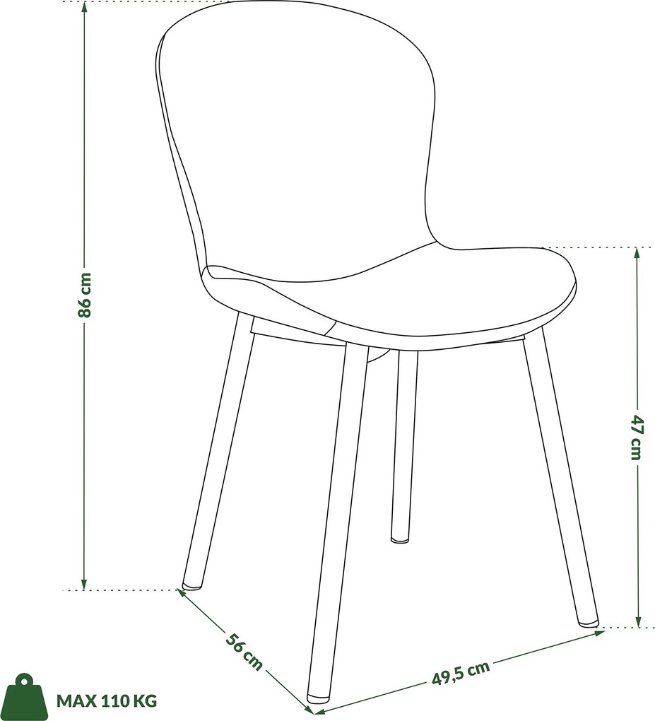 FIORA Svetlosivé Taupe (látka Basel 34) / béžový rám - MODERNÁ ČALÚNENÁ STOLIČKA DO OBÝVAČKY/ JEDÁLNE LOFT